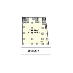 新宿５丁目貸店舗！（定期借家）飲食店可　１フロア１テナント　スケ...