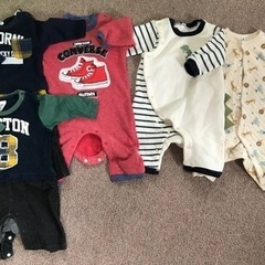 【最終値下げ】ロンパース　トレーナー　60-80サイズの画像