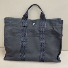 HERMES エルメス エールラインMM キャンバス トート ハ...