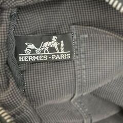 HERMES エルメス エールラインMM キャンバス トート ハンドバッグの画像