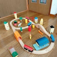 木製レールトイの画像