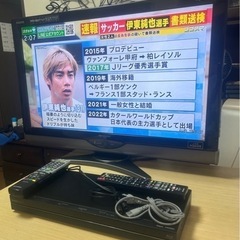 テレビとブルーレイレコーダーのセット