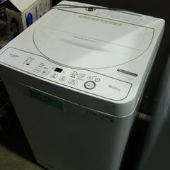 229【2021年製】6.0kg  洗濯機  穴なし槽  シャープの画像