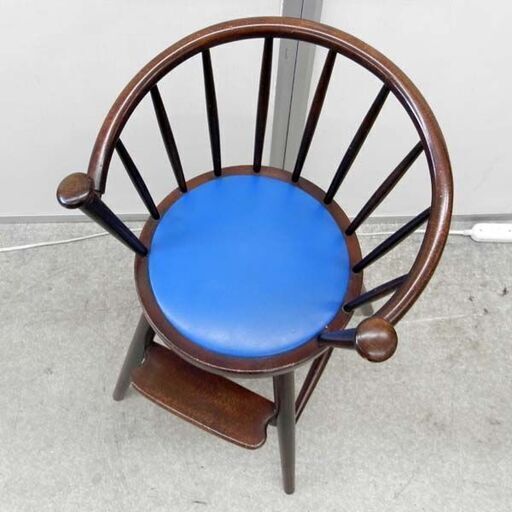 秋田木工 ベビーチェア No.43N ブルー 子供椅子 子供用ハイチェア 札幌 西区 西野 秋田木工 ベビーチェア No.43N ブルー 子供椅子 子供用ハイチェア 札幌