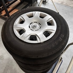 【中古】ハイエース ダンロップ 195/80R15 4本セット