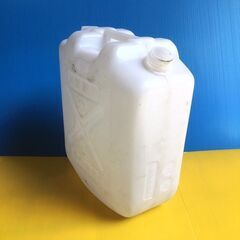 【中古】ラスト12個：20Lポリタンク（扁平缶型･携行容器）※水...