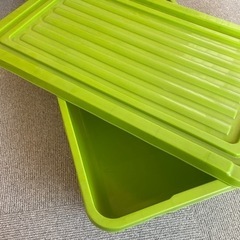 決まりました。衣装ケース　緑　の画像