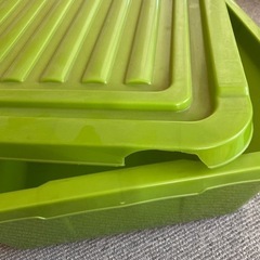 決まりました。衣装ケース　緑　の画像