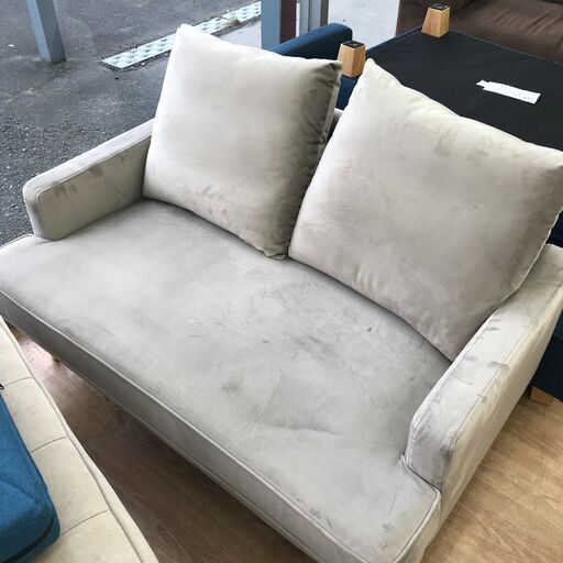 ★ジモティ割あり★  2人掛けソファ  ベージュ 　クリーニング済み KJ5511\t\t\t\t