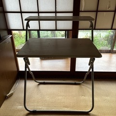 2段折りたたみデスク