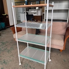 メタルラック☆スチールラック☆キッチン☆収納棚☆格安☆中古☆配達...