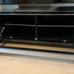 【受付終了】【美品】テレビ台（黒•超頑丈）の画像