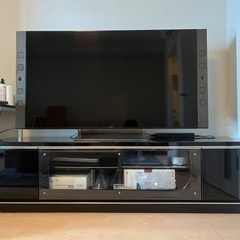 【受付終了】【美品】テレビ台（黒•超頑丈）の画像