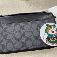 💍入荷!【ブランド】男性用COACH  オーガナイザー  ダブルジップ【ブランド品高価買取アールワン田川】の画像