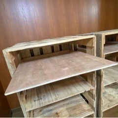大きめの木製の棚　2つ