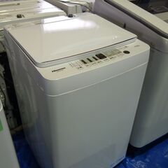 236【2022年製】5.5㎏ 全自動洗濯機　ハイセンス【キレイめ】