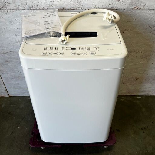 【IRIS OHYAMA】 アイリスオーヤマ 全自動電機洗濯機 4.5㎏  IAW-T4512021年製  J0129