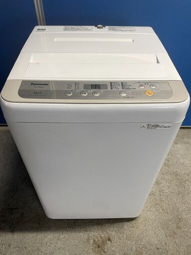 【良品】Panasonic 5.0kg洗濯機 NA-F50B12 2018年製 通電確認済み 人気 早い者勝ち 引取歓迎 配送OK