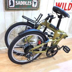 ほぼ未使用◆ジープ JEEP JE-206G 2024年購入 折り畳み自転車 20インチ 6段変速◆の画像