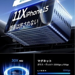 新品未使用　スマホホルダー 車 マグネット 超強磁力 片手操作 スマホスタンドの画像