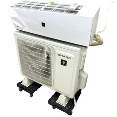 J 美品 SHARP ルームエアコン プラズマクラスター7000搭載 おもに6畳 2020年製 AY-L22DH ポンプダウン済