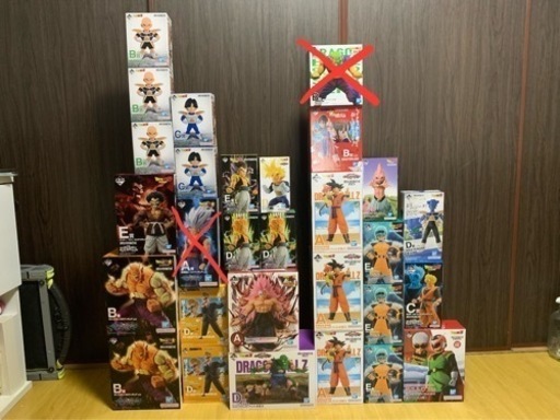ドラゴンボール等のフィギュア売ります