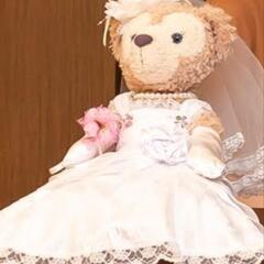 シェリーメイとダッフィー用のウエディング服の画像