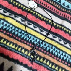 31-1★焔炎ドラゴンブラック龍十字架クロス黒鋼レザーK18BGシルバーネックレス誕生日プレゼント旅行夏祭連休ギフト国内発送の画像