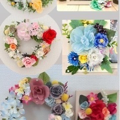 オーダーメイド フラワーリース 写真立て