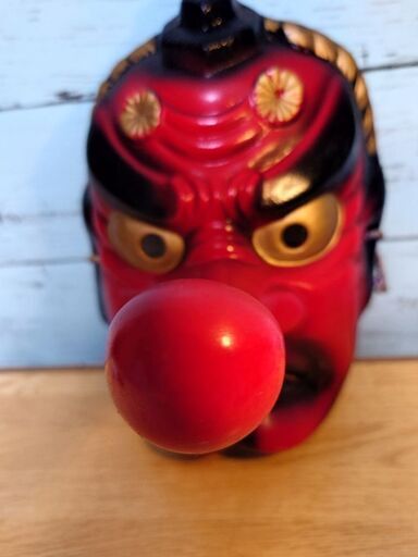 【お取引相談中】天狗 お面 伝統工芸 魔除け　魔除け 陶器