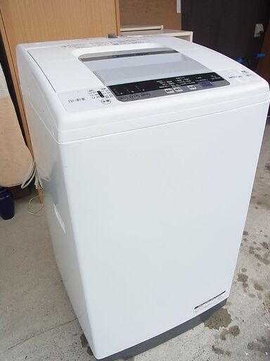 2019年　7㎏　日立　全自動洗濯機　NWーR704
