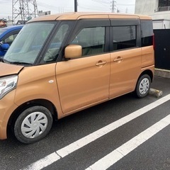 5.1万キロ 車検 1年3ヶ月残 2014年 スペーシア オレンジ色の画像