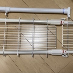 【7月3日まで】①アイリスオーヤマ 強力つっぱり棚 5から75c...