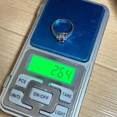 18K K18 カラーストーン リング 2.64g
