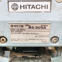 【動作品】日立工機 深穴角のみ BS30SA 30㎜ 角のみ手動カクノミの画像