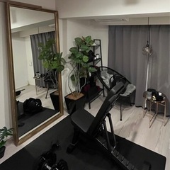 ダンベル40kg×2個、ベンチ、防音マット　　　　