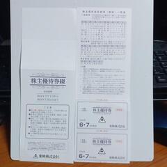 東映株式会社　株主優待券２枚（太秦映画村でも使用可）　②