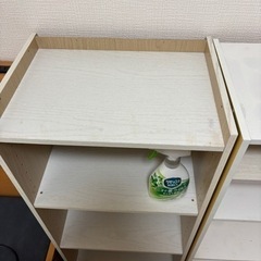 家具 収納家具 カラーボックス　ベージュの画像