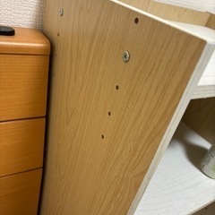 家具 収納家具 カラーボックス　ベージュの画像
