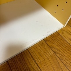 家具 収納家具 カラーボックス　イエローの画像