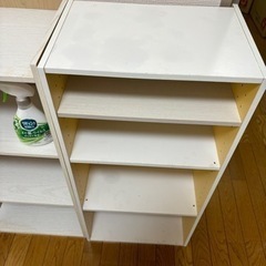 家具 収納家具 カラーボックス　イエローの画像