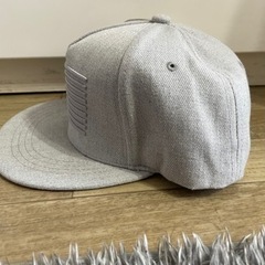men'sキャップ（シルバー）アメリカ国旗【お値段交渉可】の画像