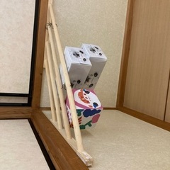家具　三角コーナー　荷物置きに