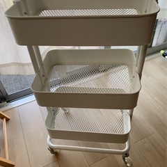 IKEA　3段ワゴン　キャスター付き