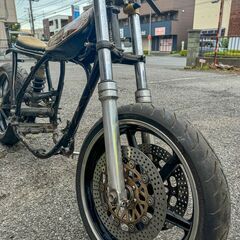 SR400 1JR カスタムフレーム　書類付　おまけあり　訳あり格安の画像