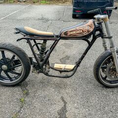 SR400 1JR カスタムフレーム　書類付　おまけあり　訳あり格安の画像