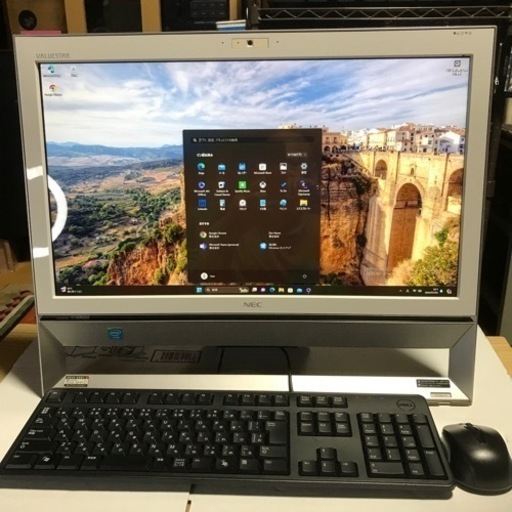 NECバリュースターWindows11core M美品 VALUESTAR 中古良品一体型パソコン NEC VALUESTAR Win11Home 23