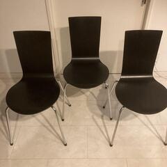 コクヨ　ダイニングチェア　スタッキングチェア　ダークブラウン　CK-M2000 の画像