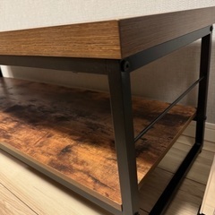 【値下げ】ニトリ　TVボード　ローボードステイン　120の画像