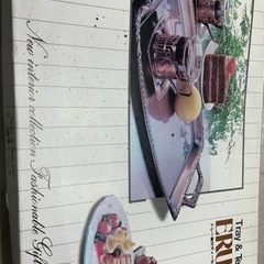 おしゃれ　昭和レトロ　トレー付きティーセットの画像